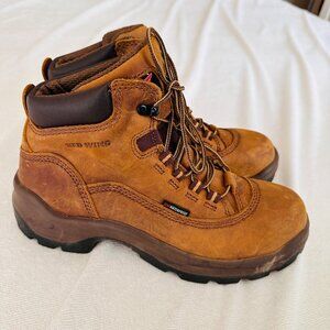 Red Wing Shoes Womens US 8 Flexbond Boots Brown 2327 Waterproof Work